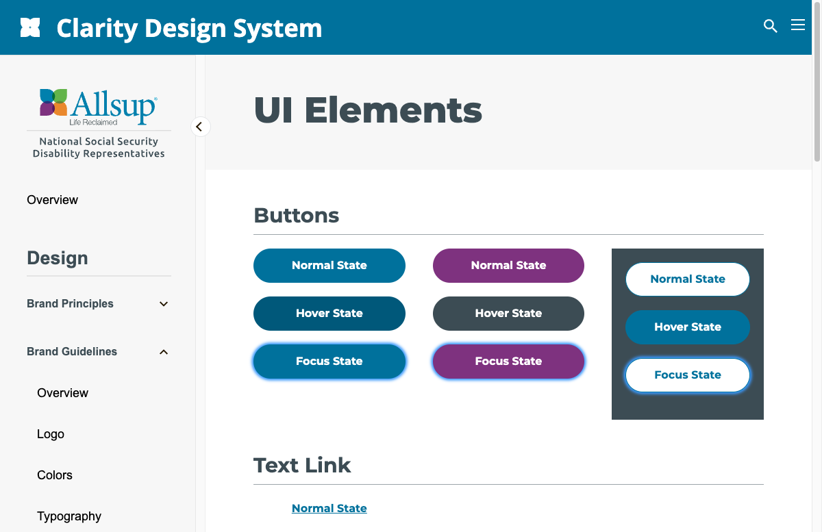 UI Elements & Button States