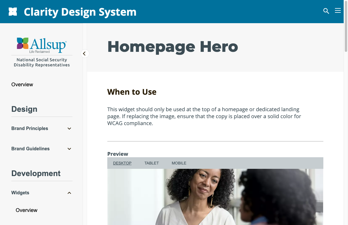 Widget Documentation