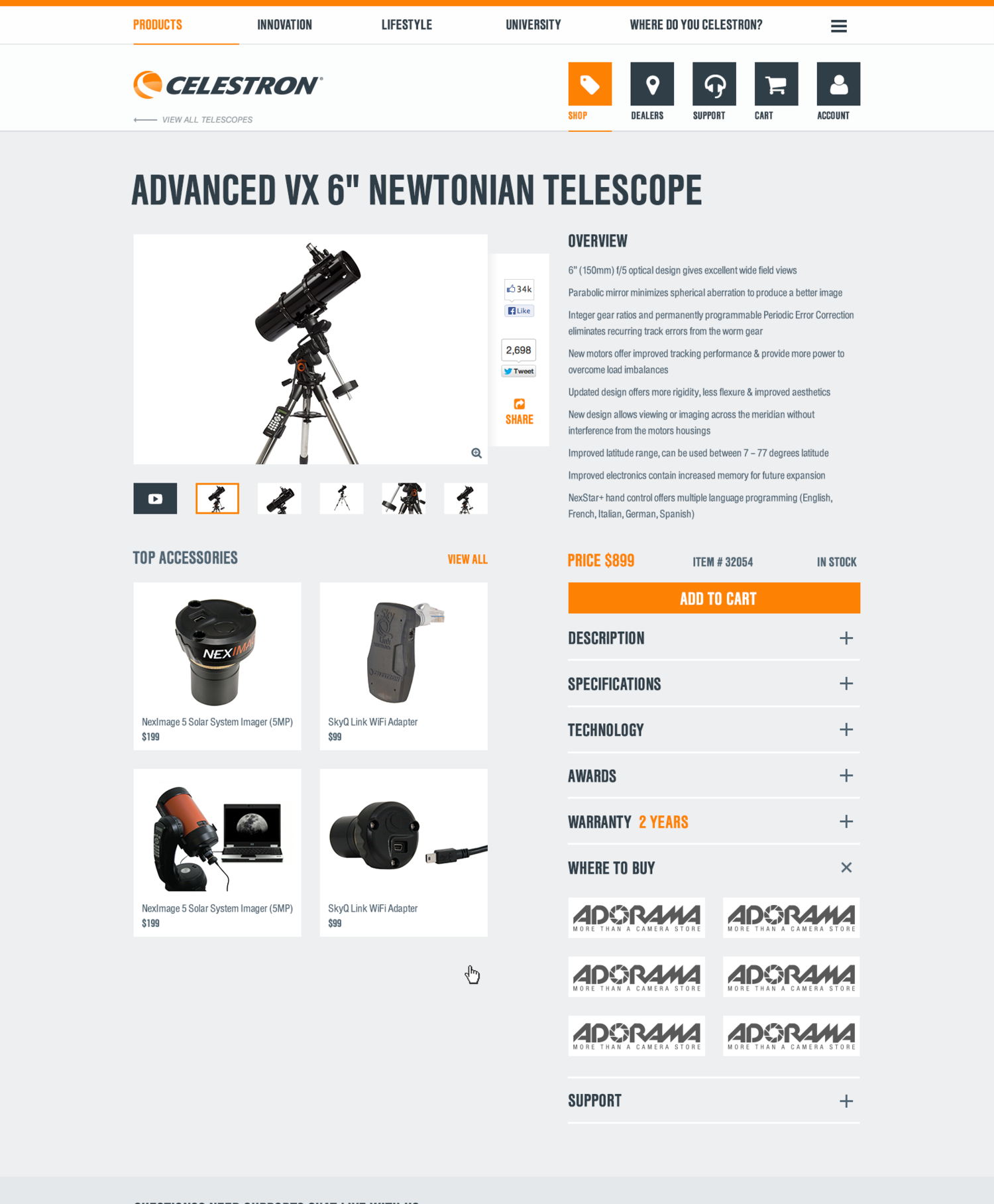 Product Page