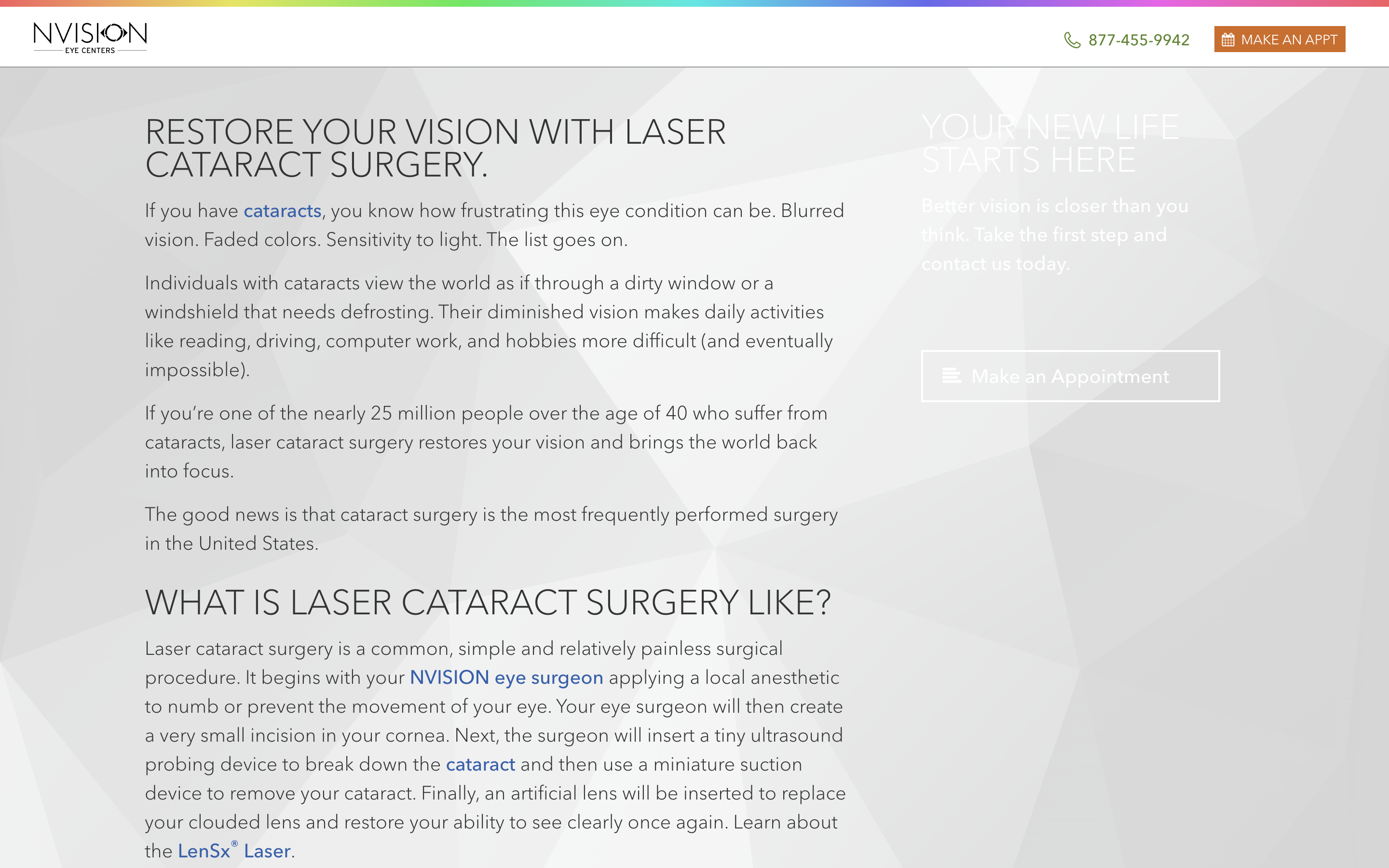 A Procedure Page (hopefully they've since fixed the low contrast sidebar)