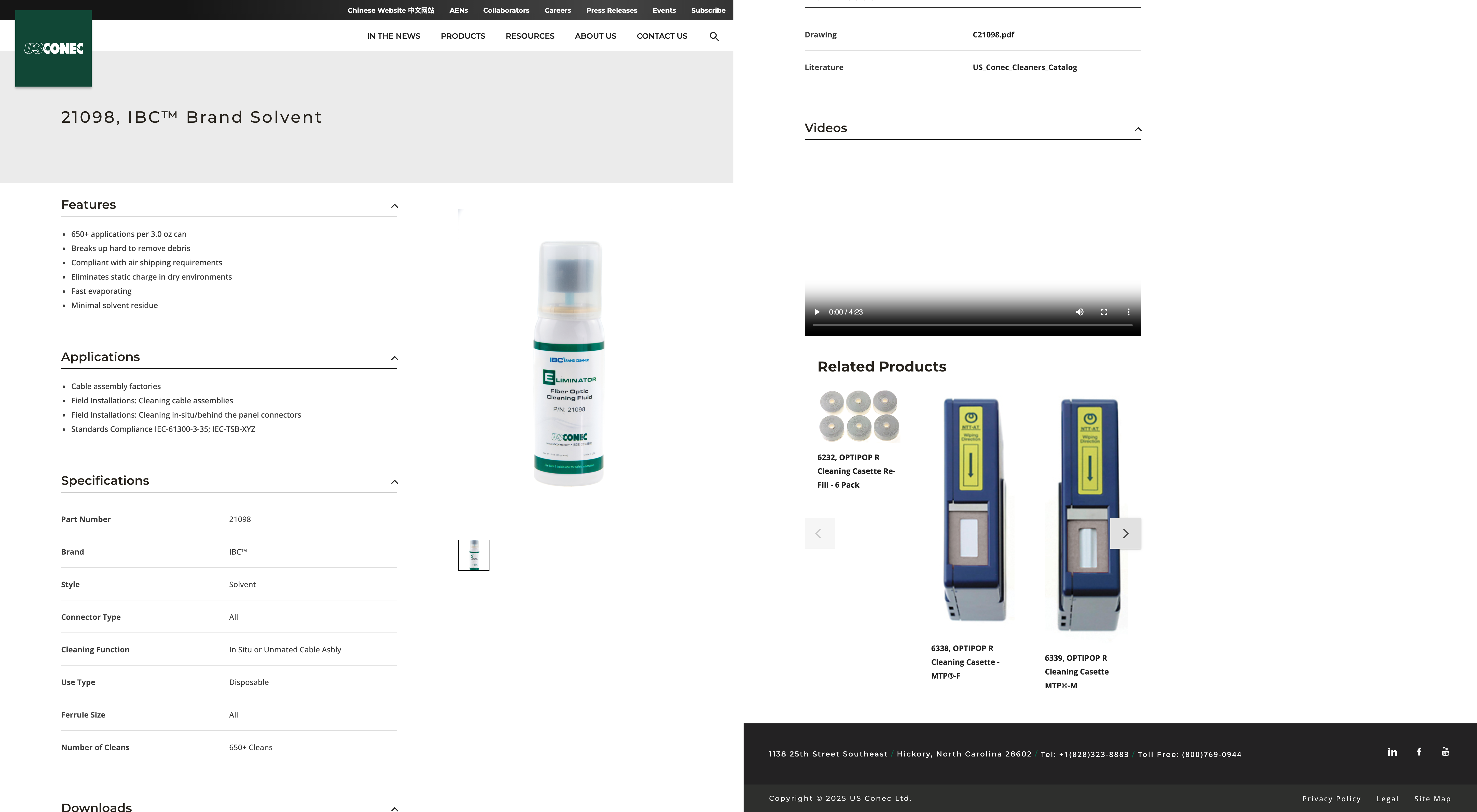 Product Page with Optional Video Section